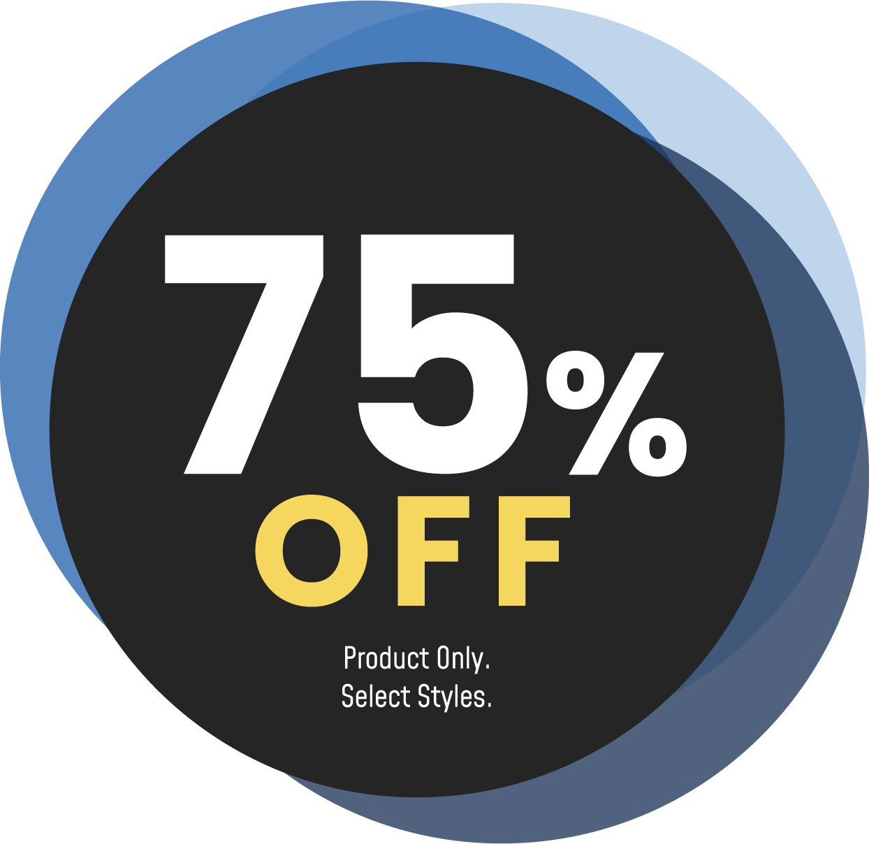 75% OFF Sale