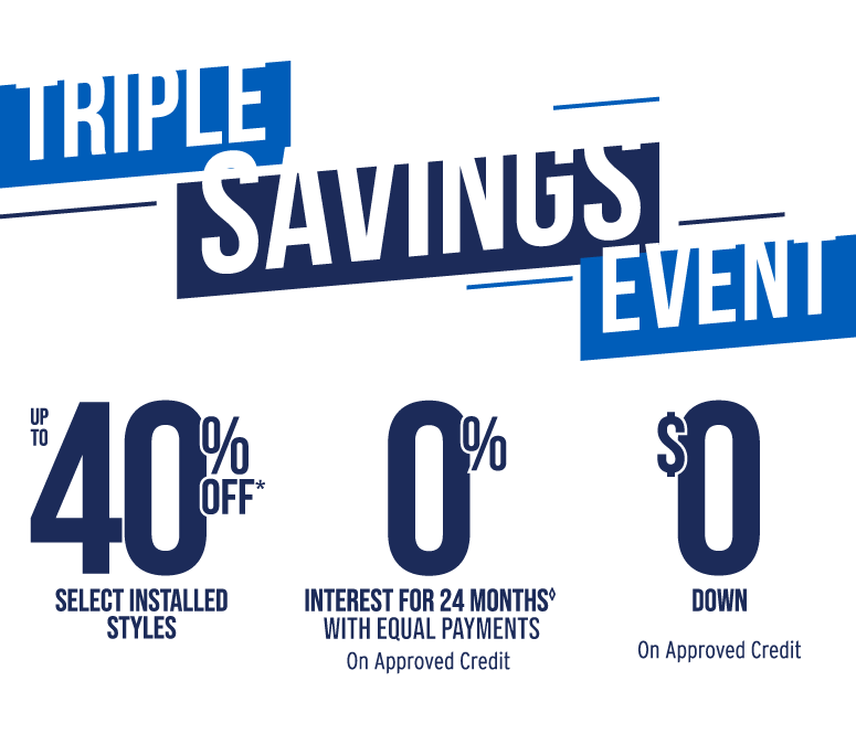 Up to 40% off + Special Financing