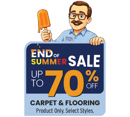 Get up to 70% Off* carpet & flooring
