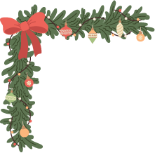 top left banner border design